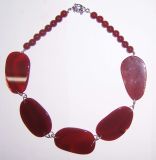 Fashion Gemstone Necklace, Semi Precious Stone Necklace, Jewellery <Esb01331>